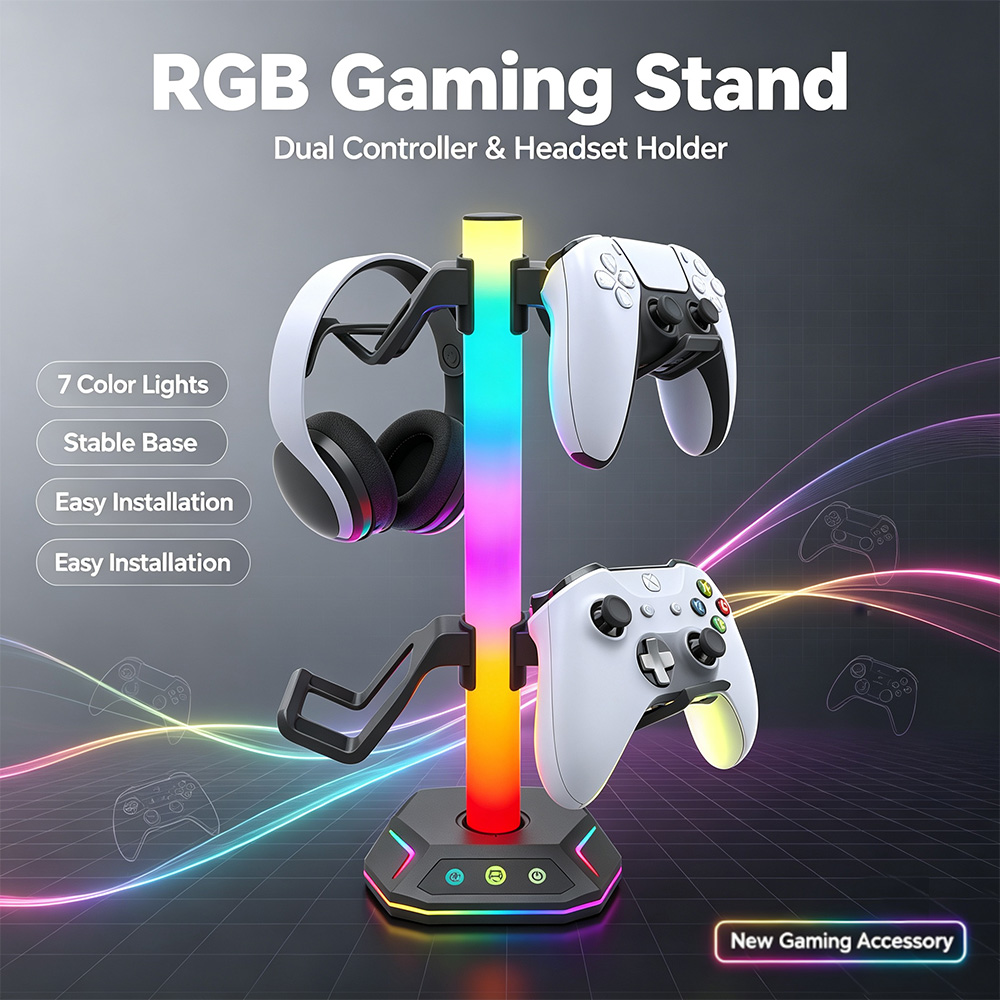 Tech Desktop Accessories - Soporte para controlador Playstation5, colgador de