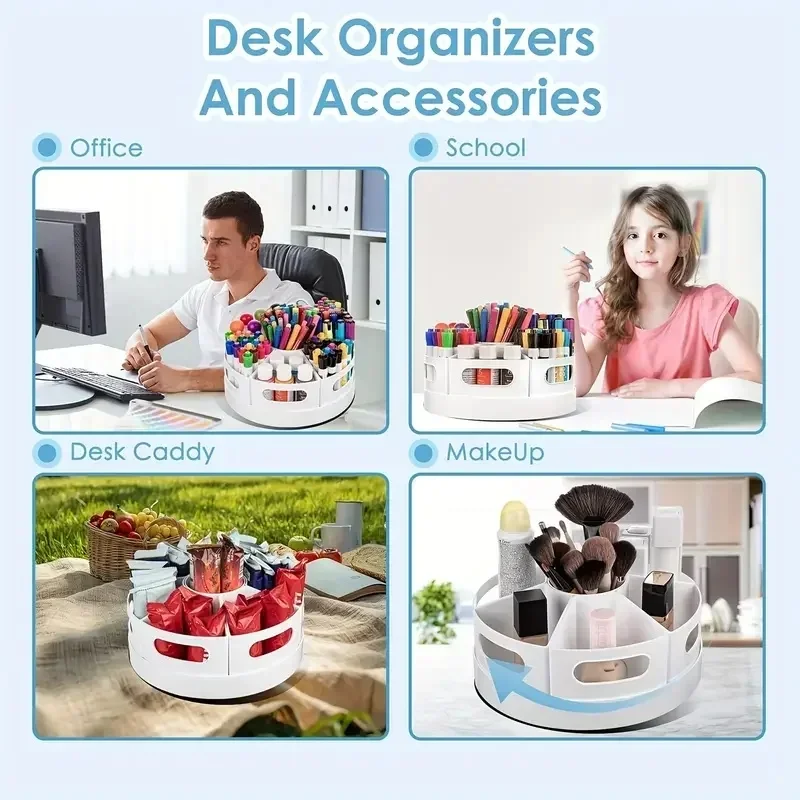 Organizador de escritorio gira - Tech Desktop Accessories reseña y precio