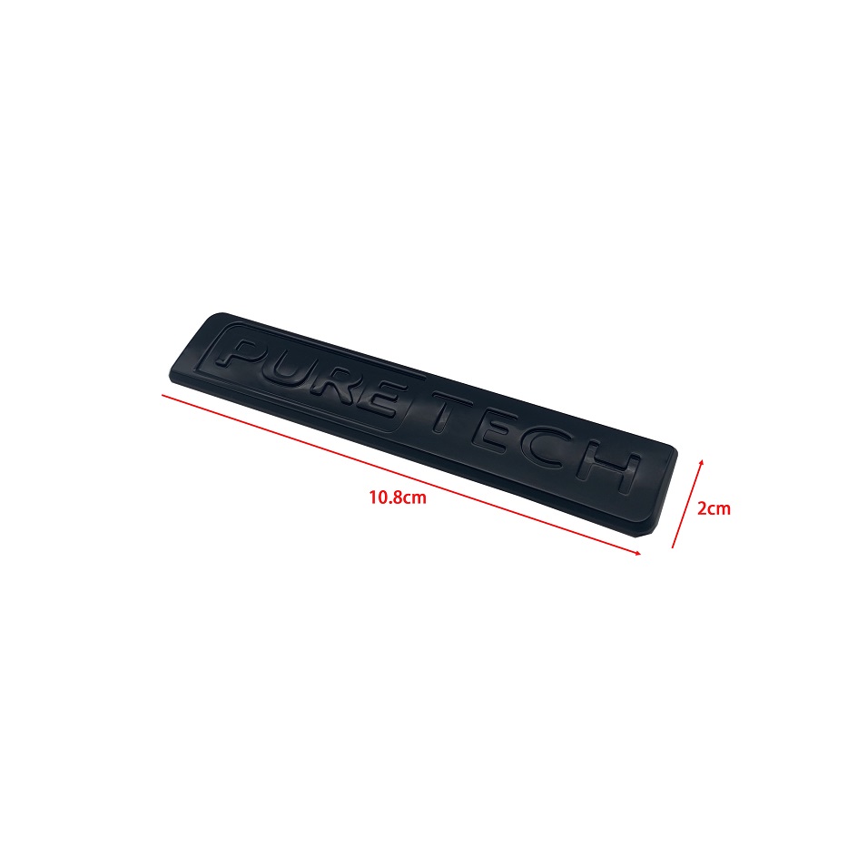 Emblema 3D Premium Puretech pa - Tech Accessories Logo reseña y precio