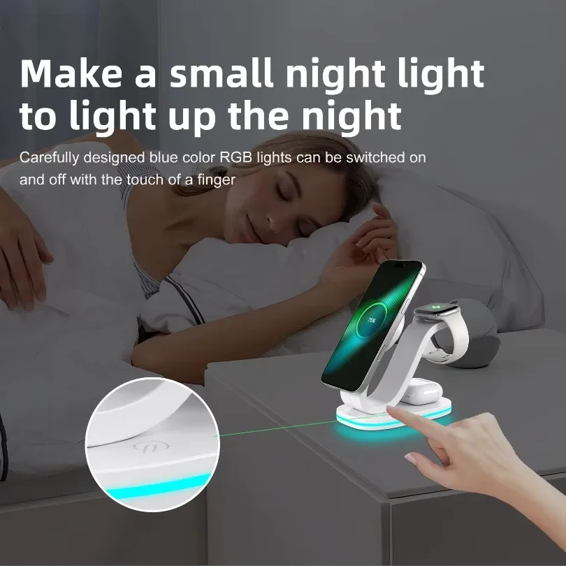 Qi2 3 en 1 base de carga inalá - Wireless Charger 3 In 1 reseña y precio