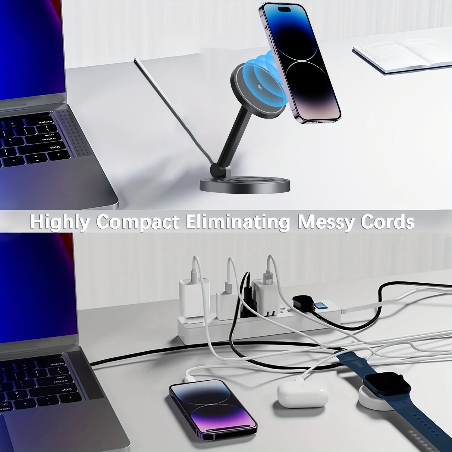 Soporte de cargador inalámbric - Wireless Charger 3 In 1 reseña y precio