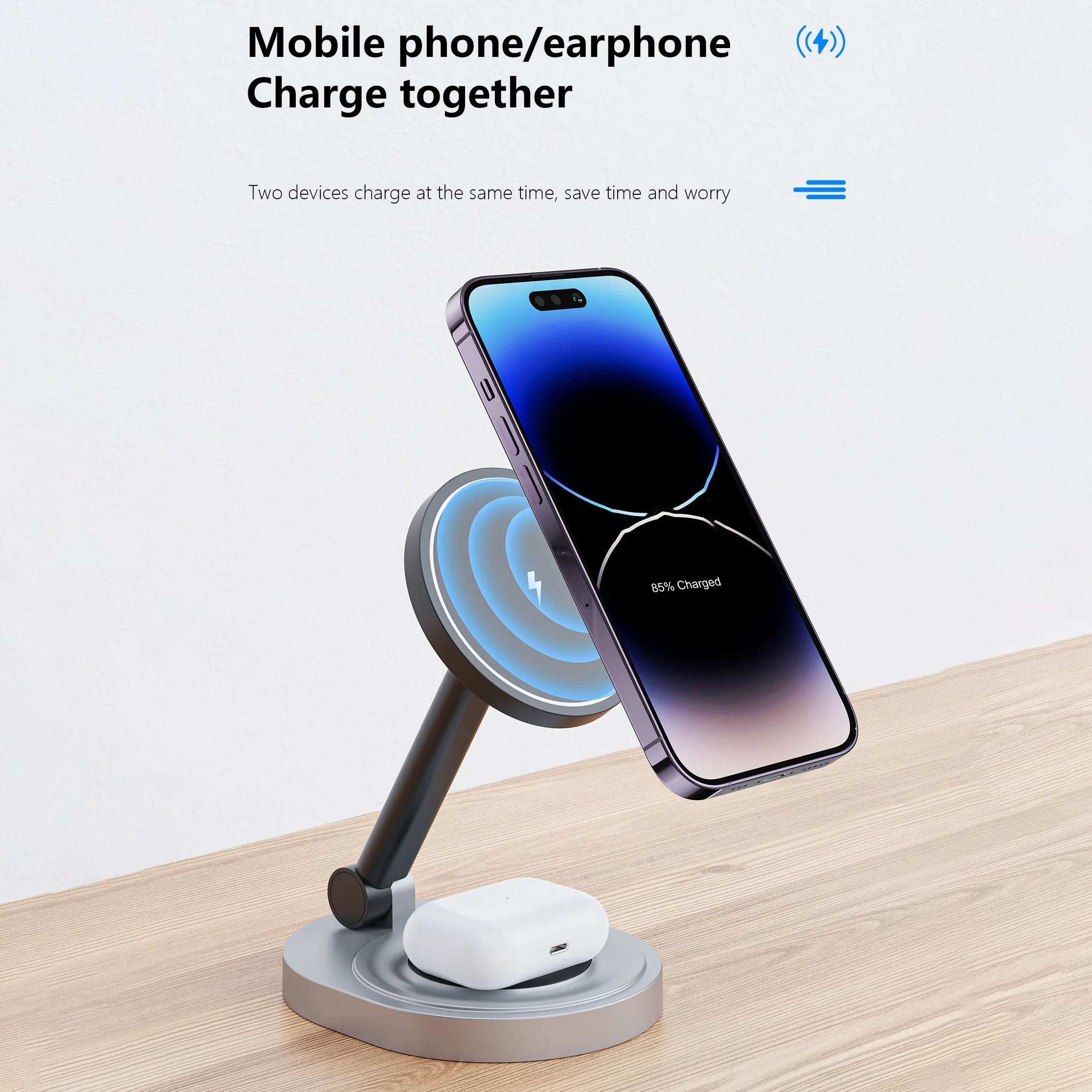 Soporte de cargador inalámbric - Wireless Charger 3 In 1 reseña y precio