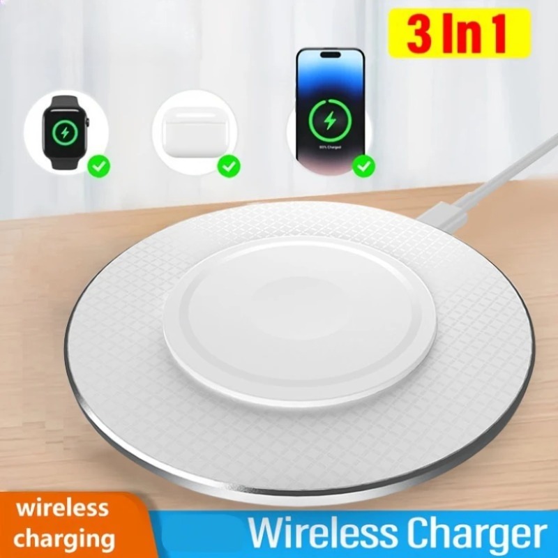 Cargador inalámbrico compacto  - Wireless Charger 3 In 1 reseña y precio
